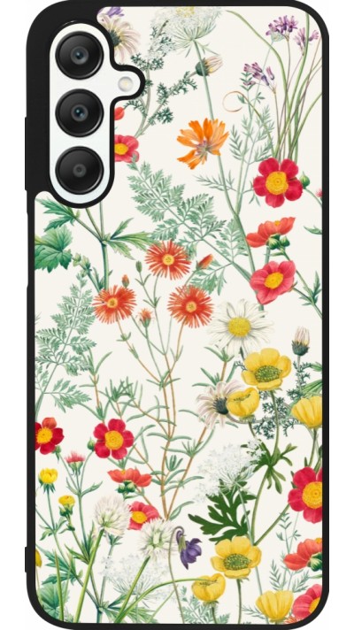 Samsung Galaxy A25 Case Hülle - Silikon schwarz Flora Botanical Wildlife