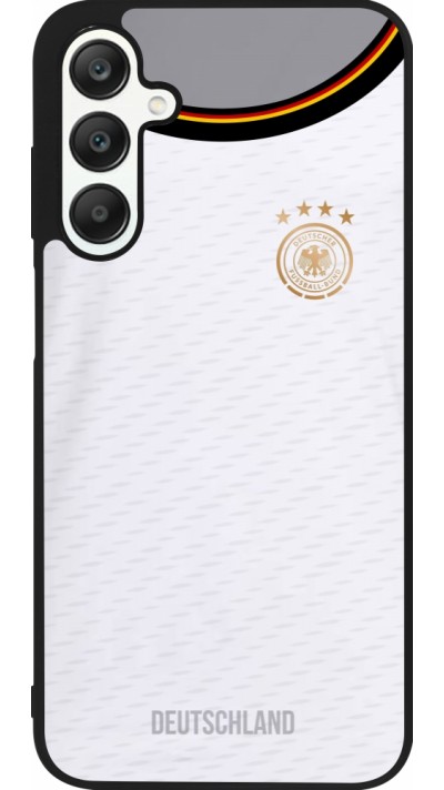 Samsung Galaxy A25 Case Hülle - Silikon schwarz Deutschland 2022 personalisierbares Fußballtrikot