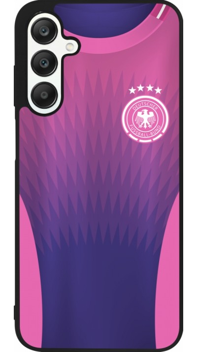 Samsung Galaxy A25 Case Hülle - Silikon schwarz Deutschland Away personalisierbares Fussballtrikot