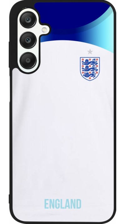 Samsung Galaxy A25 Case Hülle - Silikon schwarz England 2022 personalisierbares Fußballtrikot