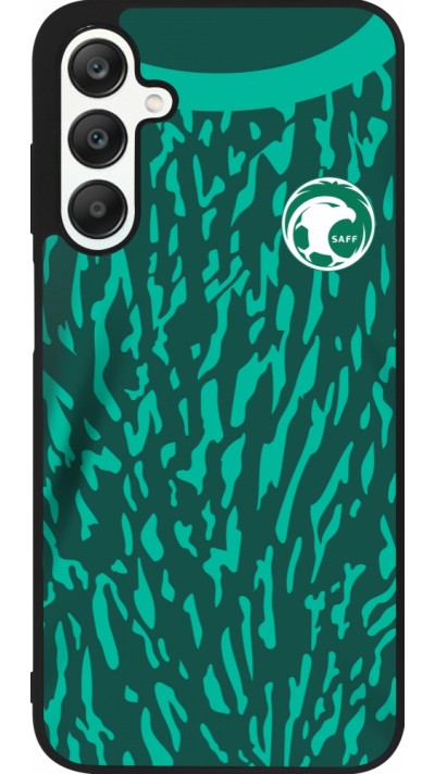 Samsung Galaxy A25 Case Hülle - Silikon schwarz Saudi-Arabien 2022 personalisierbares Fussballtrikot