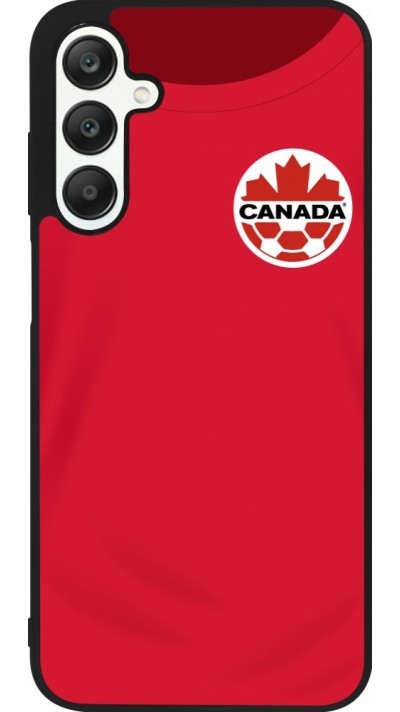 Samsung Galaxy A25 Case Hülle - Silikon schwarz Kanada 2022 personalisierbares Fussballtrikot