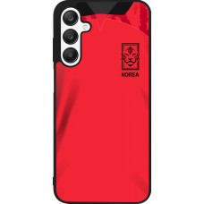 Samsung Galaxy A25 Case Hülle - Silikon schwarz Südkorea 2022 personalisierbares Fussballtrikot