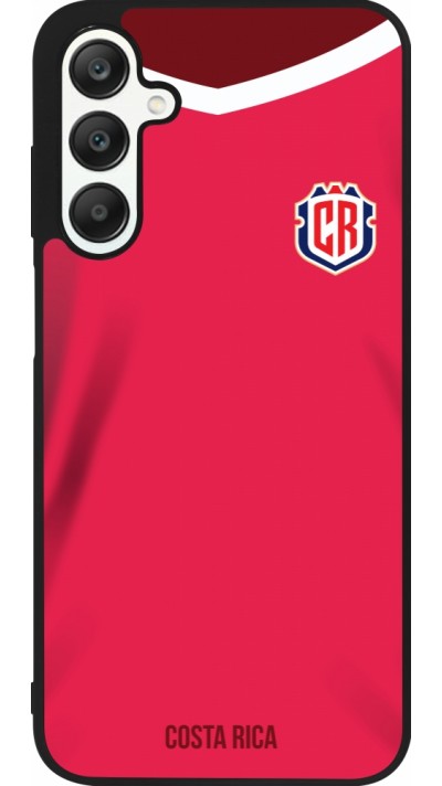 Samsung Galaxy A25 Case Hülle - Silikon schwarz Costa Rica 2022 personalisierbares Fussballtrikot