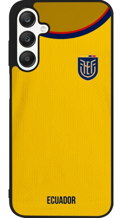 Samsung Galaxy A25 Case Hülle - Silikon schwarz Ecuador 2022 Fußballtrikot