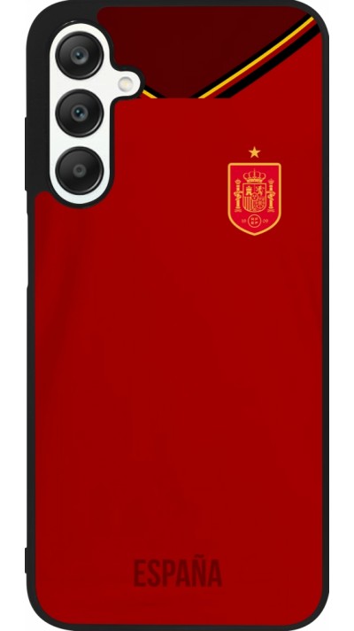 Samsung Galaxy A25 Case Hülle - Silikon schwarz Spanien 2022 personalisierbares Fußballtrikot