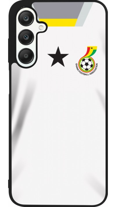 Samsung Galaxy A25 Case Hülle - Silikon schwarz Ghana 2022 personalisierbares Fussballtrikot