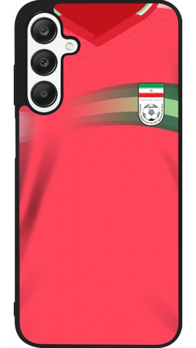 Samsung Galaxy A25 Case Hülle - Silikon schwarz Iran 2022 personalisierbares Fussballtrikot