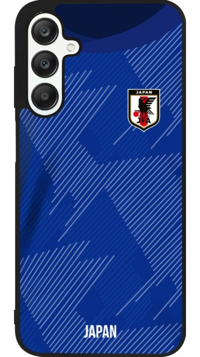 Samsung Galaxy A25 Case Hülle - Silikon schwarz Japan 2022 personalisierbares Fussballtrikot