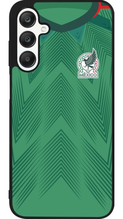 Samsung Galaxy A25 Case Hülle - Silikon schwarz Mexiko 2022 personalisierbares Fussballtrikot