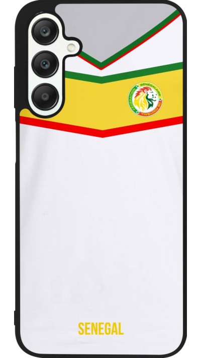 Samsung Galaxy A25 Case Hülle - Silikon schwarz Senegal 2022 personalisierbares Fußballtrikot