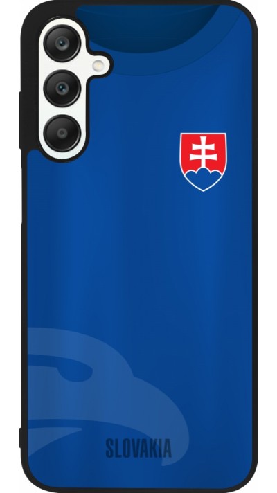 Samsung Galaxy A25 Case Hülle - Silikon schwarz Fussballtrikot Slowakei