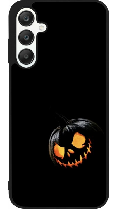 Samsung Galaxy A25 Case Hülle - Silikon schwarz Halloween 2023 discreet pumpkin