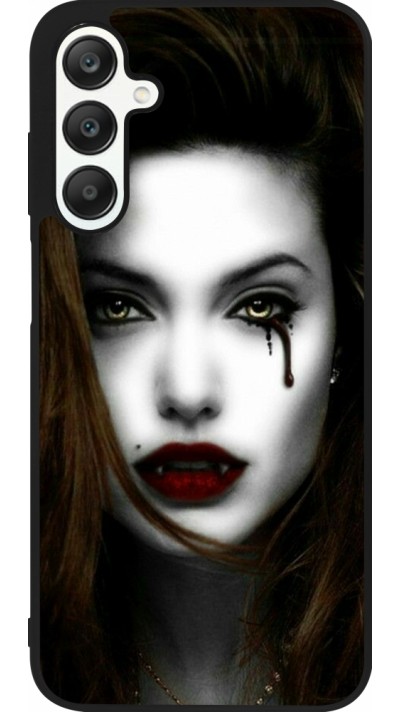 Samsung Galaxy A25 Case Hülle - Silikon schwarz Halloween 2023 gothic vampire