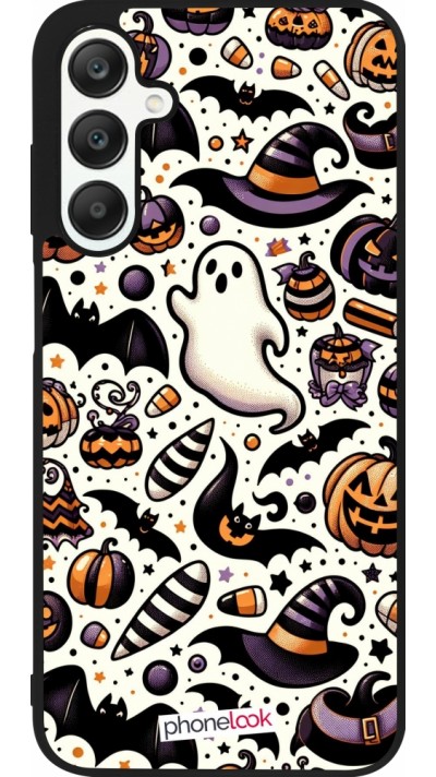 Samsung Galaxy A25 Case Hülle - Silikon schwarz Halloween 2024 Niedliches Muster