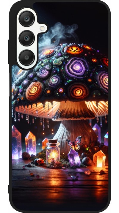 Samsung Galaxy A25 Case Hülle - Silikon schwarz Halloween Zaubertrank Magie