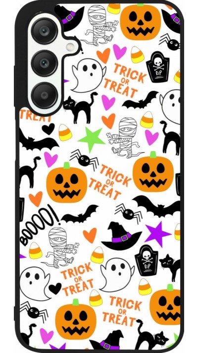 Samsung Galaxy A25 Case Hülle - Silikon schwarz Halloween 2024 trick or treat