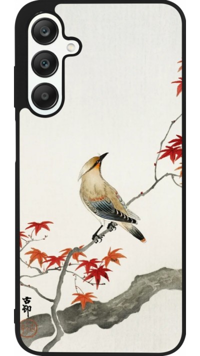 Samsung Galaxy A25 Case Hülle - Silikon schwarz Japanese Bird