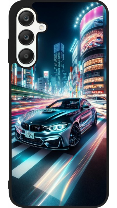 Samsung Galaxy A25 Case Hülle - Silikon schwarz BMW M4 Tokio Nacht