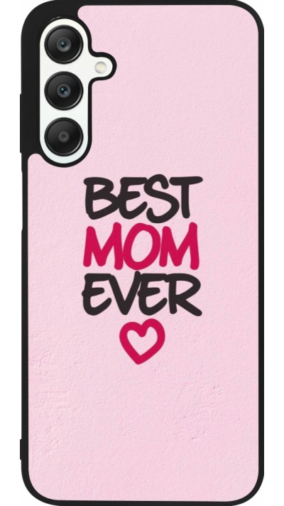 Samsung Galaxy A25 Case Hülle - Silikon schwarz Mom 2023 best Mom ever pink