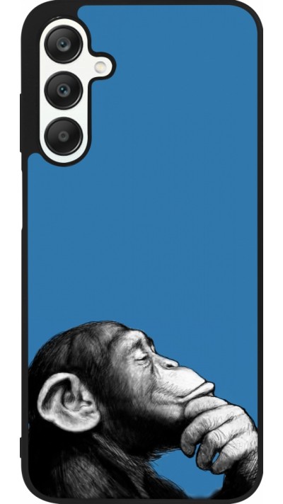 Samsung Galaxy A25 Case Hülle - Silikon schwarz Monkey Pop Art