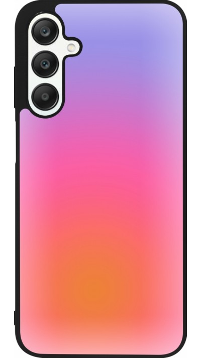 Samsung Galaxy A25 Case Hülle - Silikon schwarz Orange Pink Blue Gradient