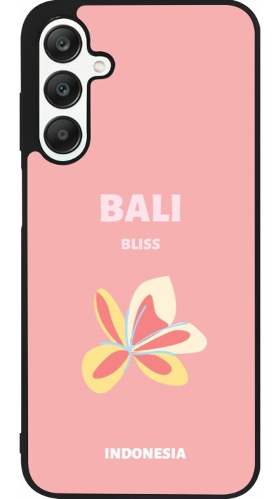 Samsung Galaxy A25 Case Hülle - Silikon schwarz Pop Summer Destination Bali