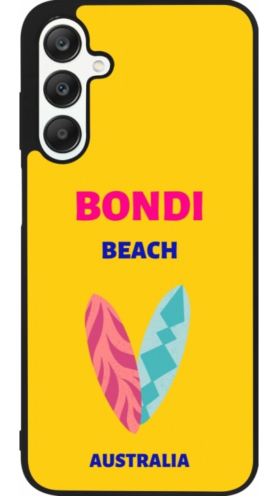 Samsung Galaxy A25 Case Hülle - Silikon schwarz Pop Summer Destination Bondi