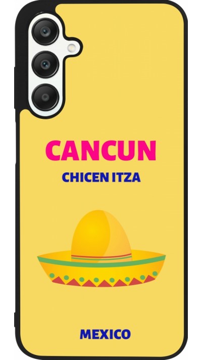 Samsung Galaxy A25 Case Hülle - Silikon schwarz Pop Summer Destination Cancun