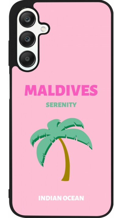 Samsung Galaxy A25 Case Hülle - Silikon schwarz Pop Summer Destination Maldives