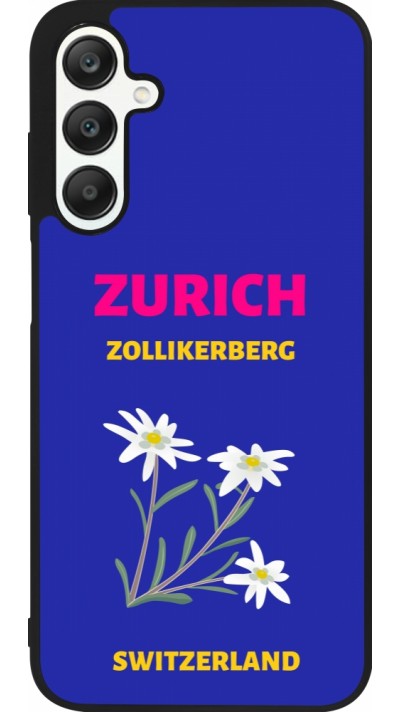 Samsung Galaxy A25 Case Hülle - Silikon schwarz Pop Summer Destination Zurich