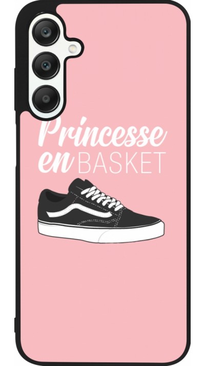 Samsung Galaxy A25 Case Hülle - Silikon schwarz princesse en basket