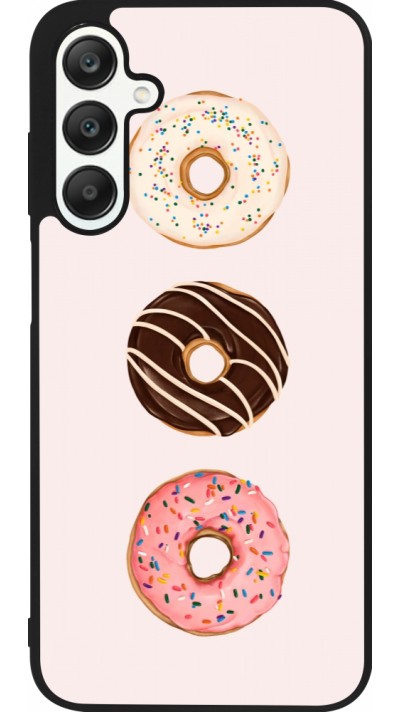 Samsung Galaxy A25 Case Hülle - Silikon schwarz Spring 23 donuts