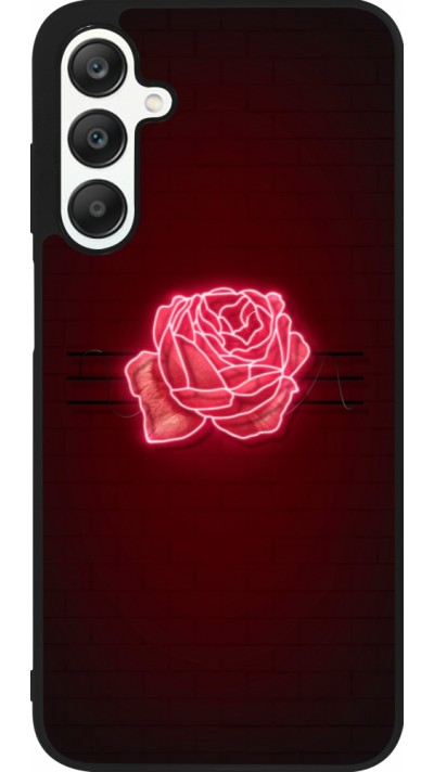 Samsung Galaxy A25 Case Hülle - Silikon schwarz Spring 23 neon rose