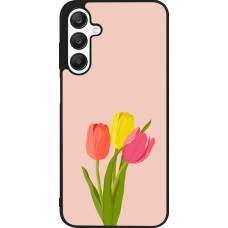 Samsung Galaxy A25 Case Hülle - Silikon schwarz Spring 23 tulip trio