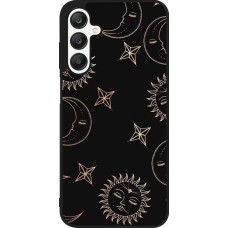 Samsung Galaxy A25 Case Hülle - Silikon schwarz Suns and Moons