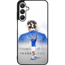 Samsung Galaxy A25 Case Hülle - Silikon schwarz Thank you Roger