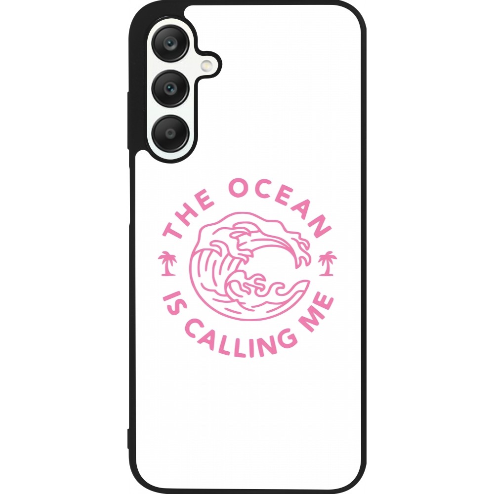 Samsung Galaxy A25 Case Hülle - Silikon schwarz The Ocean is calling me