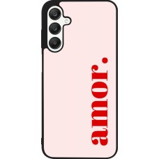 Samsung Galaxy A25 Case Hülle - Silikon schwarz Valentine 2024 amor