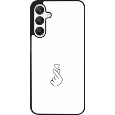 Samsung Galaxy A25 Case Hülle - Silikon schwarz Valentine 2024 heat by Millennials