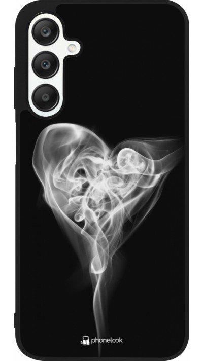 Samsung Galaxy A25 Case Hülle - Silikon schwarz Valentine 2022 Black Smoke