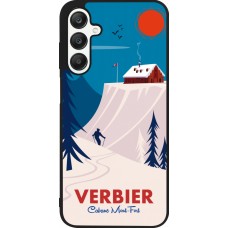 Samsung Galaxy A25 Case Hülle - Silikon schwarz Verbier Cabane Mont-Fort