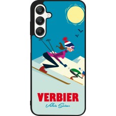 Samsung Galaxy A25 Case Hülle - Silikon schwarz Verbier Ski Downhill