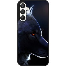 Samsung Galaxy A25 Case Hülle - Silikon schwarz Wolf Shape