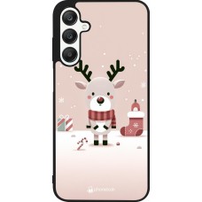 Samsung Galaxy A25 Case Hülle - Silikon schwarz Weihnachten 2023 Choupinette Rentier