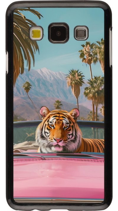 Coque Samsung Galaxy A3 (2015) - Tigre voiture rose