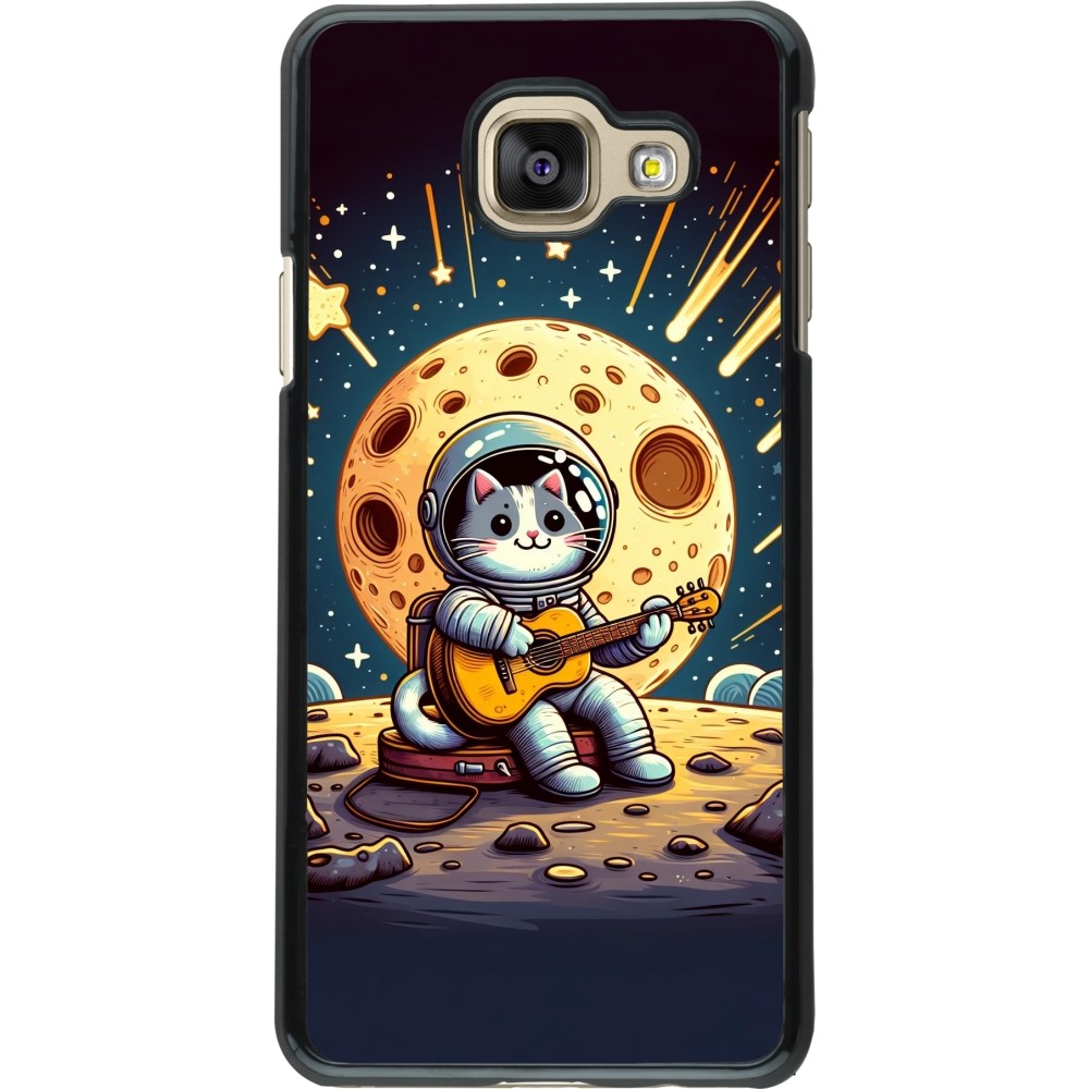 Samsung Galaxy A3 (2016) Case Hülle - AstroKatze RockMond