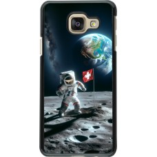 Samsung Galaxy A3 (2016) Case Hülle - Astro Schweiz auf dem Mond