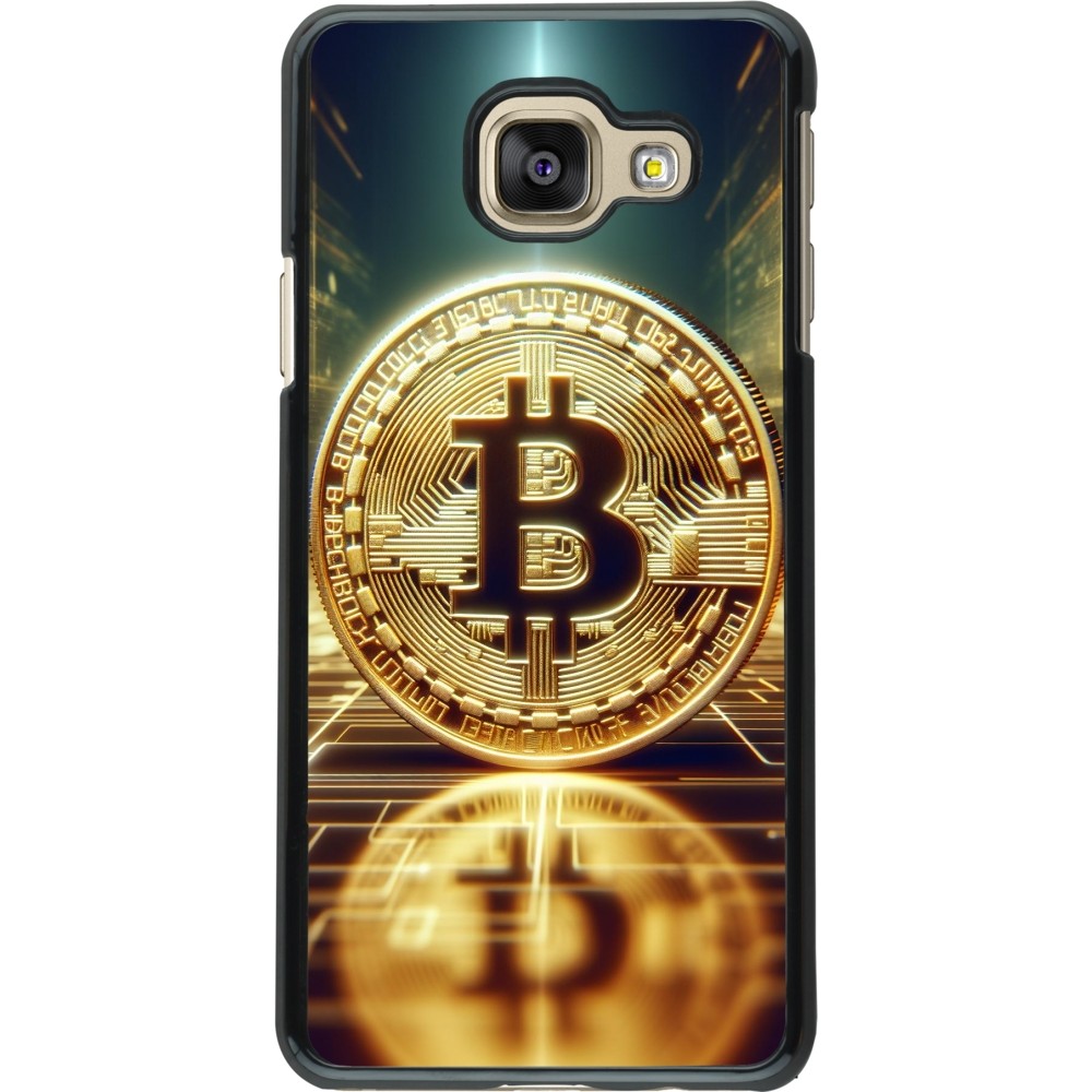 Samsung Galaxy A3 (2016) Case Hülle - Bitcoin Stehen