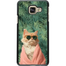 Samsung Galaxy A3 (2016) Case Hülle - Cat Summer Palms